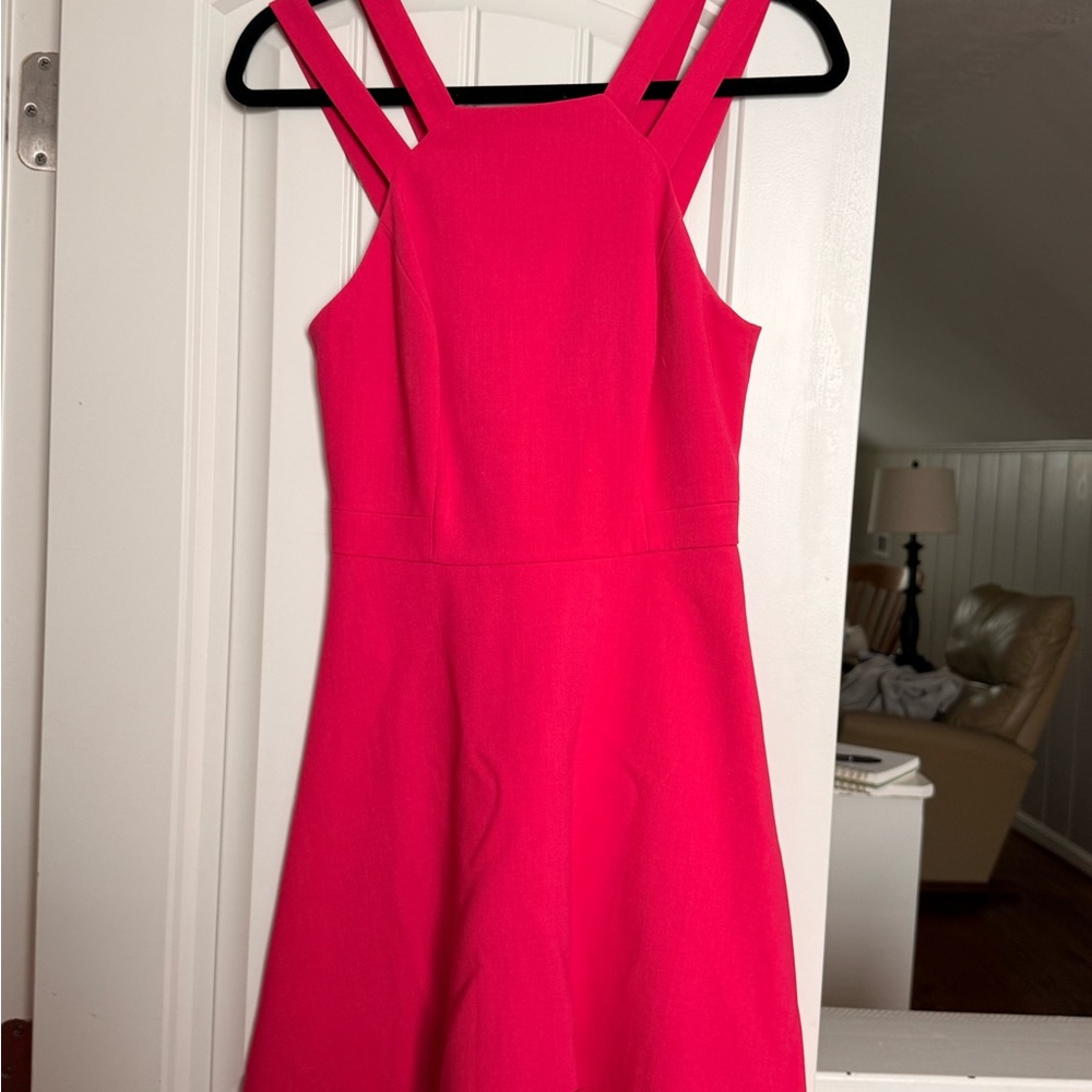 French Connection Vibrant Pink Mini Dress